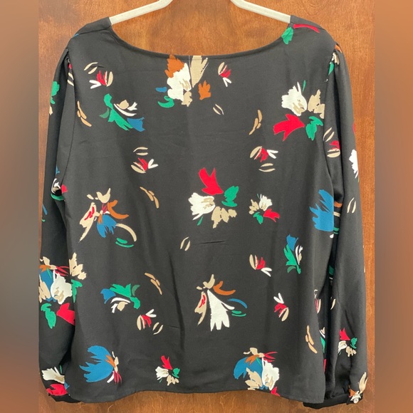 The Limited Black Floral Blouse - Picture 5 of 5
